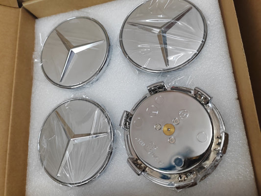 Vanhan malliset Mercedes-benz kelluvat keskikupit (4 kpl) Ø75mm