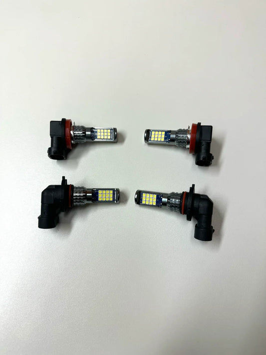 H8/H11 ja HB3/HB4/9005/9006 valkoiset strobe ajovalot