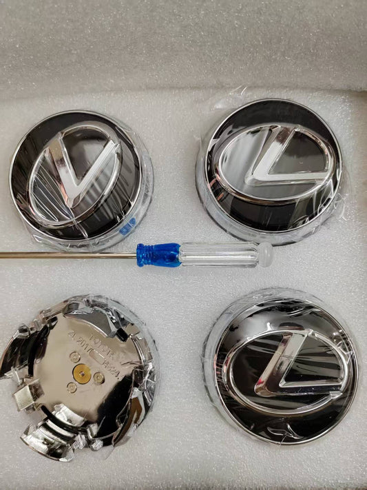 Lexus kelluvat keskikupit (4 kpl) Ø62mm